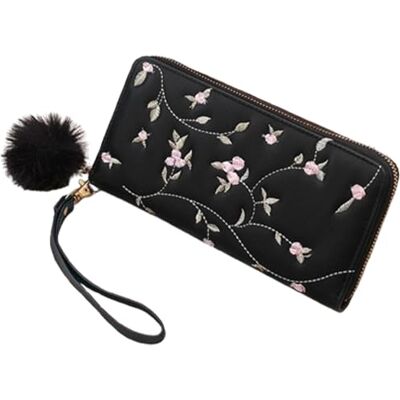 TenaLucy Bolsa Mulher Porta-Moedas, Porta-Moedas Mulher Presente Mãe, Porta-Moedas com Fecho de Correr de Mulher, Porta-Cartões Bordado para Mulheres para Guardar Notas, Documentos, Recibos, Carteira TenaLucy Bolsa Mulher Porta-Moedas, Porta-Moedas Mulher Presente Mãe, Porta-Moedas com Fecho de Correr de Mulher, Porta-Cartões Bordado para Mulheres para Guardar Notas, Documentos, Recibos, Carteira
