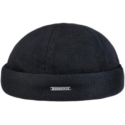 Stetson Boné Docker de malha homem inverno algodão com volta, boné Docker, forro, fecho auto-aderente outono/inverno Stetson Boné Docker de malha homem inverno algodão com volta, boné Docker, forro, fecho auto-aderente outono/inverno