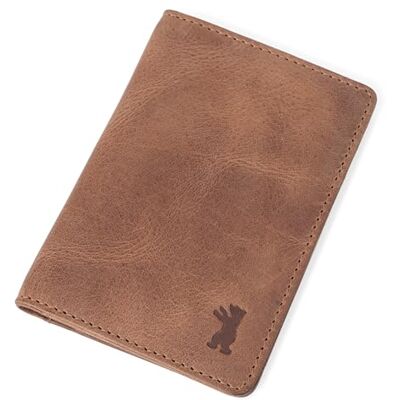 Berliner Bags Porta-cartões de couro com proteção RFID Slim para homem e mulher, Tamanho único, Minimalista, Castanho claro, Vintage Marrón, Billetera De Cuero De Búfalo, Minimalista, 8 Tarjetas, Bolsillo Oculto, Estilo Vintage, Protección NFC, Caja Berliner Bags Porta-cartões de couro com proteção RFID Slim para homem e mulher, Tamanho único, Minimalista, Castanho claro, Vintage Marrón, Billetera De Cuero De Búfalo, Minimalista, 8 Tarjetas, Bolsillo Oculto, Estilo Vintage, Protección NFC, Caja