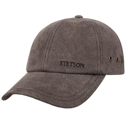 Stetson Boné de pele Liberty homem chapéu de beisebol bonés fivela de metal, com viseira verão / inverno Stetson Boné de pele Liberty homem chapéu de beisebol bonés fivela de metal, com viseira verão / inverno