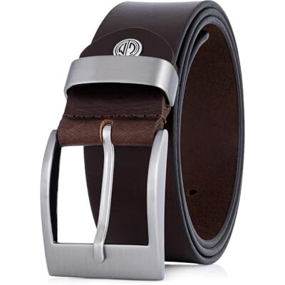 Lindenmann Cinto de couro para homem/cintos homens mann, XXL, castanho, 3934, tamanho tamanho: 120 Lindenmann Cinto de couro para homem/cintos homens mann, XXL, castanho, 3934, tamanho tamanho: 120