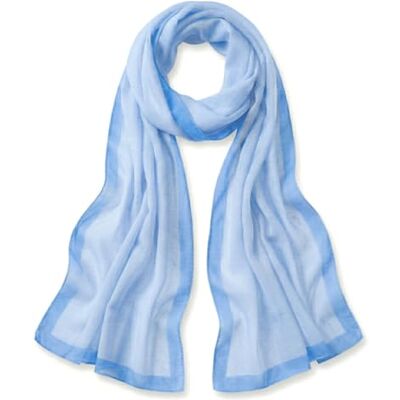 TigerTie Lenço de chiffon para mulher em monocromático, tamanho 160 cm x 36 cm, fabricado na Itália TigerTie Lenço de chiffon para mulher em monocromático, tamanho 160 cm x 36 cm, fabricado na Itália