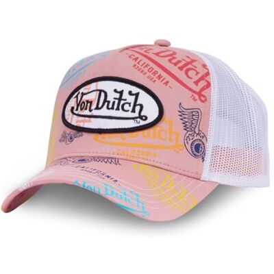 Von Dutch Boné para homem e mulher, boné Trucker, ajustável Von Dutch Boné para homem e mulher, boné Trucker, ajustável