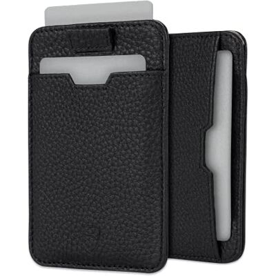 Vaultskin Chelsea Carteira de couro slim para homem com RFID Porta-cartões minimalista, pele genuína, bolso frontal, cartões e dinheiro, caixa de presente Vaultskin Chelsea Carteira de couro slim para homem com RFID Porta-cartões minimalista, pele genuína, bolso frontal, cartões e dinheiro, caixa de presente