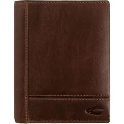 camel active Carteira Tokyo para homem, de couro de grande formato, cor castanho médio camel active Carteira Tokyo para homem, de couro de grande formato, cor castanho médio