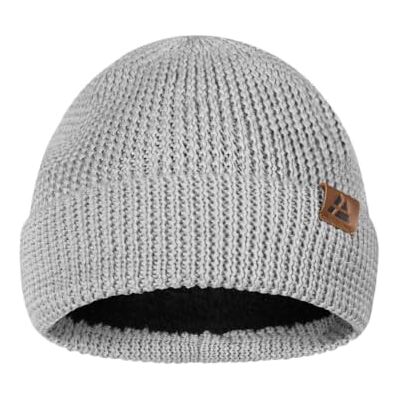 DANISH ENDURANCE Gorro de lã Merino homem com forro polar, gorro de malha, gorro de inverno homem e mulher DANISH ENDURANCE Gorro de lã Merino homem com forro polar, gorro de malha, gorro de inverno homem e mulher