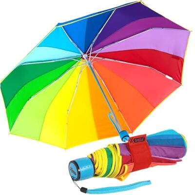 iX-brella Mini Ultra Light Guarda-chuva de bolso para mulher com teto grande, extra leve iX-brella Mini Ultra Light Guarda-chuva de bolso para mulher com teto grande, extra leve