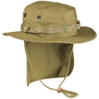 Mil-Tec Boonie Chapéu britânico com proteção de pescoço Ripstop Mil-Tec Boonie Chapéu britânico com proteção de pescoço Ripstop