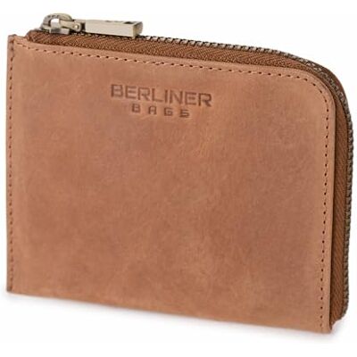 Berliner Bags Mini carteira Mark porta-chaves fino de couro homem mulher com fecho de correr Billetera De Cuero, Compartimento Espacioso Para Monedas, Tarjetas Y Billetes, Con Cierre YKK, Compacto Y Práctico Berliner Bags Mini carteira Mark porta-chaves fino de couro homem mulher com fecho de correr Billetera De Cuero, Compartimento Espacioso Para Monedas, Tarjetas Y Billetes, Con Cierre YKK, Compacto Y Práctico