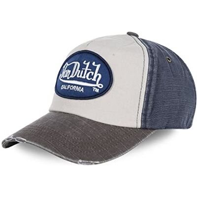 Von Dutch Gorra Distressed CottonDutch Mujer/Hombre de algodón Beisbol con Visera, Cierre autoadherente Verano/Invierno Primavera Verano Otoño Invierno Von Dutch Gorra Distressed CottonDutch Mujer/Hombre de algodón Beisbol con Visera, Cierre autoadherente Verano/Invierno Primavera Verano Otoño Invierno