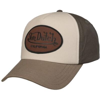 Von Dutch Boné de beisebol para homem, cor verde e castanho Von Dutch Boné de beisebol para homem, cor verde e castanho