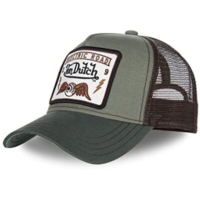 Von Dutch Boné para homem e mulher, ajustável, para camionista, atlético, ajuste casual e todas as estações Von Dutch Boné para homem e mulher, ajustável, para camionista, atlético, ajuste casual e todas as estações