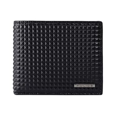 Police Carteira masculina de pele autêntica, fina com porta-moedas, porta-cartões e caixa de presente, 11 x 9.5 x 2.5 cm, Moderno Police Carteira masculina de pele autêntica, fina com porta-moedas, porta-cartões e caixa de presente, 11 x 9.5 x 2.5 cm, Moderno
