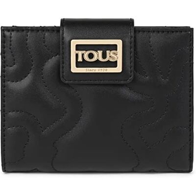 TOUS M. K Dream, acessório de viagem carteira para mulher, Preto TOUS M. K Dream, acessório de viagem carteira para mulher, Preto