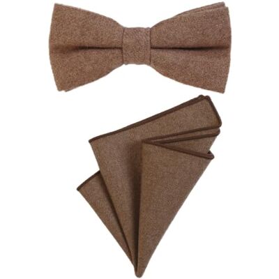 DonDon Gravata Borboleta para Homem 12 x 6 cm, Atada e Tamanho Ajustável, e Lenço de Bolso de 23 x 23 cm Combinado de Algodão DonDon Gravata Borboleta para Homem 12 x 6 cm, Atada e Tamanho Ajustável, e Lenço de Bolso de 23 x 23 cm Combinado de Algodão