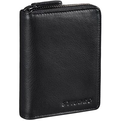 STILORD '' Mini carteira homem couro vintage elegante carteira pequena porta-cartões RFID e NFC elegante porta-moedas de pele autêntica STILORD '' Mini carteira homem couro vintage elegante carteira pequena porta-cartões RFID e NFC elegante porta-moedas de pele autêntica