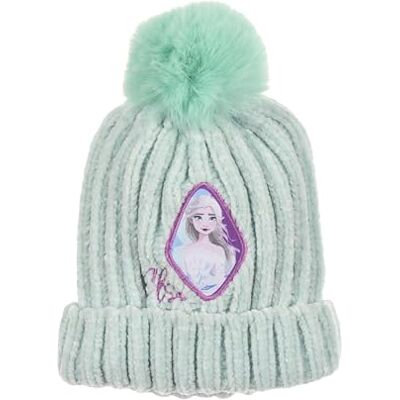 Disney Elsa gorro para menina, gorro de inverno para meninas, boné Set de Frozen, gorro Pom Pom, acessório de inverno infantil verde, verde Disney Elsa gorro para menina, gorro de inverno para meninas, boné Set de Frozen, gorro Pom Pom, acessório de inverno infantil verde, verde