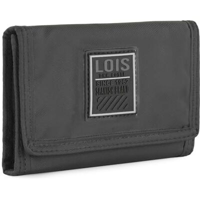 Lois Carteira Juvenil de Lona Resistente para Rapaz Esporte Casual com Bolso Porta-Moedas com Fecho de Corredor Ideal para Adolescente e Jovens Lois Carteira Juvenil de Lona Resistente para Rapaz Esporte Casual com Bolso Porta-Moedas com Fecho de Corredor Ideal para Adolescente e Jovens