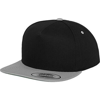 Flexfit Boné Trucker clássico unissexo para adulto, boné de basebol, ajustável, 5 peças, parte frontal reforçada, forma clássica com tecnologia Flexfit Boné Trucker clássico unissexo para adulto, boné de basebol, ajustável, 5 peças, parte frontal reforçada, forma clássica com tecnologia