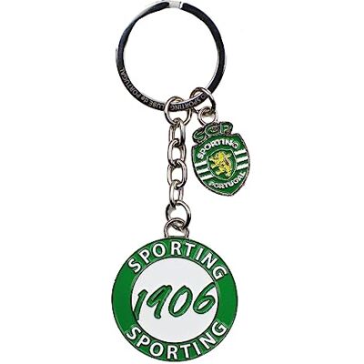 Generic Sporting Clube de Portugal SCP 1906 porta-chaves fabricado em Portugal, verde, tamanho único, verde Generic Sporting Clube de Portugal SCP 1906 porta-chaves fabricado em Portugal, verde, tamanho único, verde
