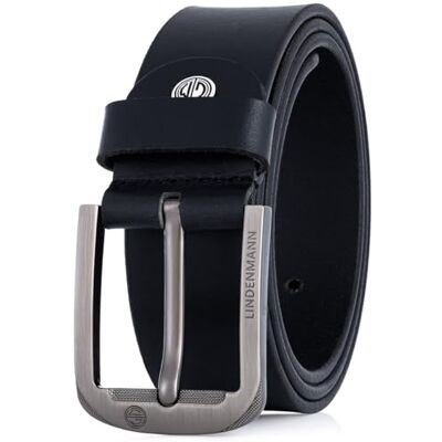 Lindenmann Cinto de couro para homem, cor preta Lindenmann Cinto de couro para homem, cor preta