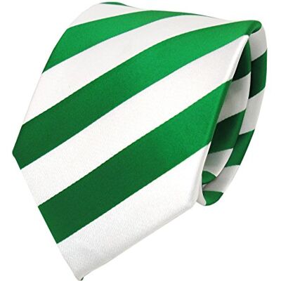 TigerTie Gravata de design com riscas largas, em diferentes cores tamaño: ca. longitud 150 cm, ancho 8 cm verde TigerTie Gravata de design com riscas largas, em diferentes cores tamaño: ca. longitud 150 cm, ancho 8 cm verde