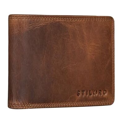 STILORD '' Carteira de couro homens RFID porta-moedas com muitas ranhuras para cartões e bolso de identificação 100 % de couro genuíno vintage STILORD '' Carteira de couro homens RFID porta-moedas com muitas ranhuras para cartões e bolso de identificação 100 % de couro genuíno vintage