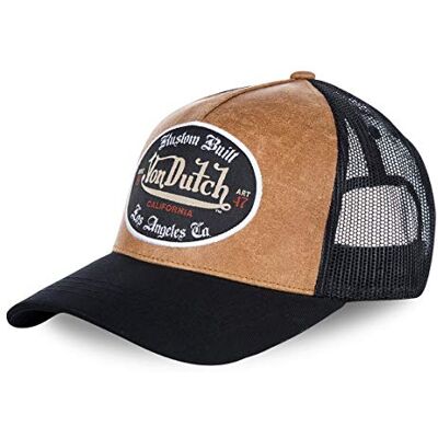 Von Dutch Boné para homem e mulher, ajustável, para camionista, atlético, ajuste casual e todas as estações Von Dutch Boné para homem e mulher, ajustável, para camionista, atlético, ajuste casual e todas as estações