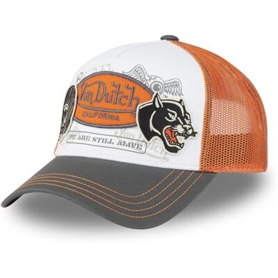 Von Dutch Boné para homem e mulher com remendos, boné Trucker ajustável por Snapback Von Dutch Boné para homem e mulher com remendos, boné Trucker ajustável por Snapback