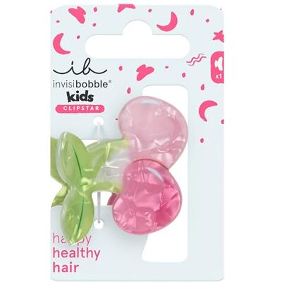 Invisibobble Clip para el pelo para niñas y niños, color rosa – Pinza para el pelo cereza rojo dulce juguetón pelo fino – Clipstar Kids Cherrylicious Fresa – Garra de pelo para el pelo de la guardería Invisibobble Clip para el pelo para niñas y niños, color rosa – Pinza para el pelo cereza rojo dulce juguetón pelo fino – Clipstar Kids Cherrylicious Fresa – Garra de pelo para el pelo de la guardería