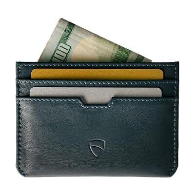 Vaultskin MOORGATE Porta-cartões e carteira de pele com bloqueio RFID para homem e mulher, design minimalista e ultrafino para bolso frontal Tarjetero minimalista para hombre y mujer, bolsillo delantero, DNI, tarjetas y efectivo, caja de regalo Vaultskin MOORGATE Porta-cartões e carteira de pele com bloqueio RFID para homem e mulher, design minimalista e ultrafino para bolso frontal Tarjetero minimalista para hombre y mujer, bolsillo delantero, DNI, tarjetas y efectivo, caja de regalo