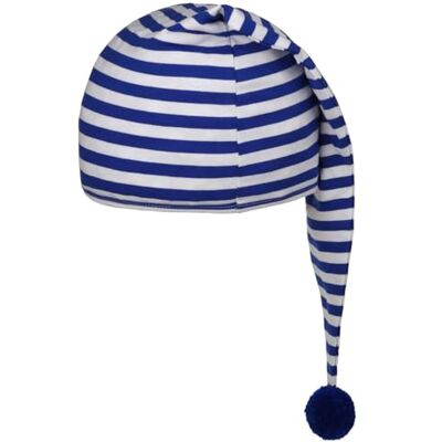 LIPODO Boné de dormir (56 cm de comprimento) homens e mulheres boné de noite de algodão com pompom boné de um tamanho (53-60 cm) boné com ponta para dormir de noite LIPODO Boné de dormir (56 cm de comprimento) homens e mulheres boné de noite de algodão com pompom boné de um tamanho (53-60 cm) boné com ponta para dormir de noite