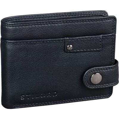 STILORD '' Carteira de couro para homem com proteção RFID NFC carteira vintage com broche de pressão porta-cartões de couro genuíno em caixa de presente STILORD '' Carteira de couro para homem com proteção RFID NFC carteira vintage com broche de pressão porta-cartões de couro genuíno em caixa de presente