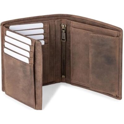 Berliner Bags Carteira de Pele Genuína para Homem, Castanho, Tamanho único, Vintage Marrón, Billetera De Cuero Auténtico, Más De 11 Tarjetas, Ventana DNI, Ficha Carrito, Protección NFC, Estilo Vintage Berliner Bags Carteira de Pele Genuína para Homem, Castanho, Tamanho único, Vintage Marrón, Billetera De Cuero Auténtico, Más De 11 Tarjetas, Ventana DNI, Ficha Carrito, Protección NFC, Estilo Vintage