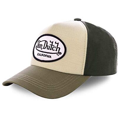 Von Dutch Casquette Baseball, Unisex Gorra marrón/Beige Von Dutch Casquette Baseball, Unisex Gorra marrón/Beige