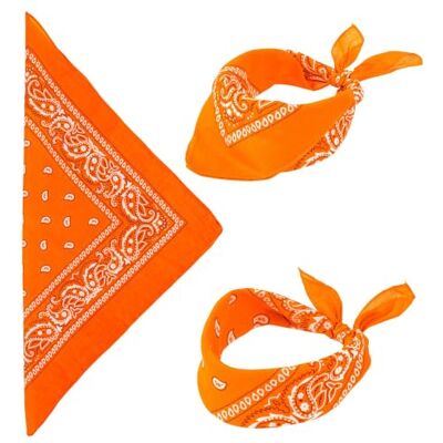 W WIDMANN MILANO Party Fashion pañuelo, 55 x 55 cm, pañuelo para el cuello, pañuelo para la cabeza, accesorio para trajes W WIDMANN MILANO Party Fashion pañuelo, 55 x 55 cm, pañuelo para el cuello, pañuelo para la cabeza, accesorio para trajes