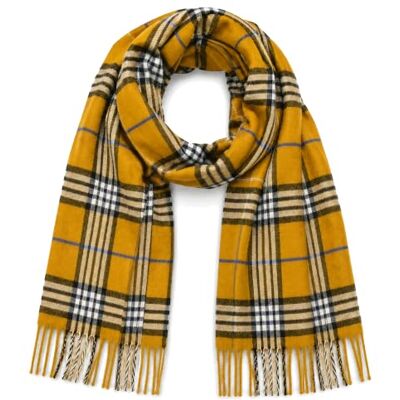 TigerTie Cachecol de design fino xadrez com estampado Tecido Cashmink Fabricado na Alemanha Pañuelo suave y fino a cuadros para negocios y ocio. TigerTie Cachecol de design fino xadrez com estampado Tecido Cashmink Fabricado na Alemanha Pañuelo suave y fino a cuadros para negocios y ocio.