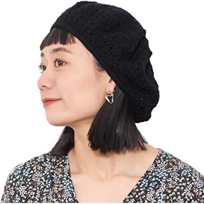 CHARM Mulher gorro boina de malha Crochet Beret francês Beanie para mulheres verão chapéu estilo boho vintage CHARM Mulher gorro boina de malha Crochet Beret francês Beanie para mulheres verão chapéu estilo boho vintage