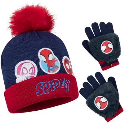 Marvel Conjunto de Acessórios de Inverno para Criança Presentes para Crianças e Adolescentes Marvel Conjunto de Acessórios de Inverno para Criança Presentes para Crianças e Adolescentes