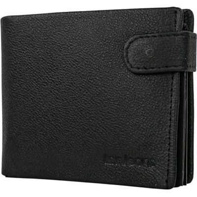 Lois Carteira de pele para homem carteira homem pele com porta-moedas interior e porta-cartões, design Slim, couro autêntico, presente elegante. Proteção RFID, Preto, Clássico Lois Carteira de pele para homem carteira homem pele com porta-moedas interior e porta-cartões, design Slim, couro autêntico, presente elegante. Proteção RFID, Preto, Clássico