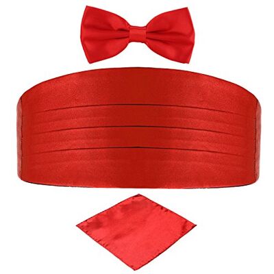 DonDon Conjunto de três peças Senhor Gravata de Smoking Gravata-borboleta Lenço de bolso Cor combinada Esplêndido para cerimônias e ocasiões especiais DonDon Conjunto de três peças Senhor Gravata de Smoking Gravata-borboleta Lenço de bolso Cor combinada Esplêndido para cerimônias e ocasiões especiais