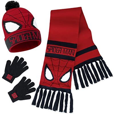 Marvel Conjunto de Acessórios de Inverno para Criança Presentes para Crianças e Adolescentes Marvel Conjunto de Acessórios de Inverno para Criança Presentes para Crianças e Adolescentes