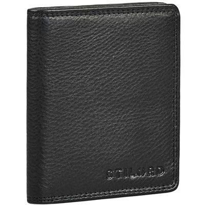 STILORD "" Carteiras Grandes para Homem em Pele Carteira para Cartões com Proteção RFID para 8 Cartas Carteira Inteligente com Porta-moedas em Couro Autêntico, Preto, S, Porta-moedas STILORD "" Carteiras Grandes para Homem em Pele Carteira para Cartões com Proteção RFID para 8 Cartas Carteira Inteligente com Porta-moedas em Couro Autêntico, Preto, S, Porta-moedas
