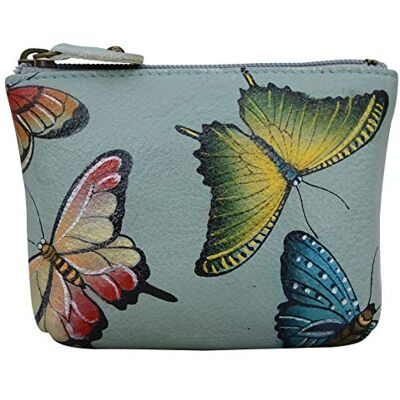 Anuschka Bolsa de moedas AC, mala de dinheiro mulheres, azul, None None US Women Anuschka Bolsa de moedas AC, mala de dinheiro mulheres, azul, None None US Women