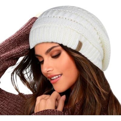 FURTALK Gorro de Mulher Gorro de Inverno quente com Forro Macio Gorro de Tricô com Forro FURTALK Gorro de Mulher Gorro de Inverno quente com Forro Macio Gorro de Tricô com Forro