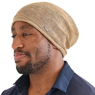 CHARM Gorros de verão de linho para homem, beanie rasgados mulheres Tecido refrigerado, chapéu. Unissexo CHARM Gorros de verão de linho para homem, beanie rasgados mulheres Tecido refrigerado, chapéu. Unissexo