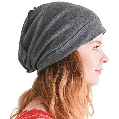 CHARM Gorro Beanie folgado unissexo de algodão orgânico CHARM Gorro Beanie folgado unissexo de algodão orgânico