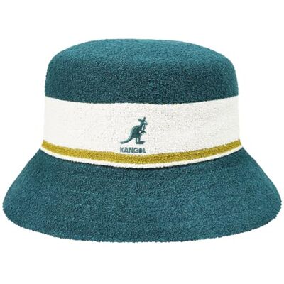 Kangol Chapéu Bermudas Stripe Bucket de pescador tecido Kangol Chapéu Bermudas Stripe Bucket de pescador tecido