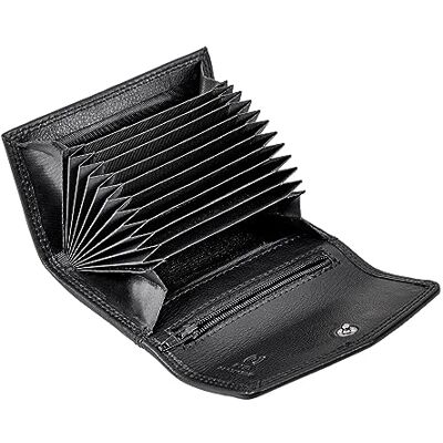 STILORD '' Carteira de couro para cartões de crédito mini carteira RFID para homem pequena carteira de couro genuíno em elegante caixa de presente, Preto, Porta-moedas STILORD '' Carteira de couro para cartões de crédito mini carteira RFID para homem pequena carteira de couro genuíno em elegante caixa de presente, Preto, Porta-moedas