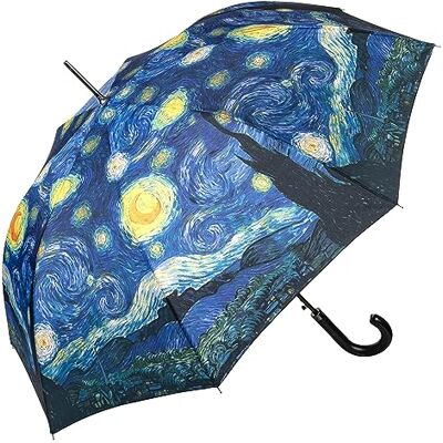VON LILIENFELD Guarda-chuva Vincent van Gogh Noite Estrelada Arte Automático Guarda-chuva Estável VON LILIENFELD Guarda-chuva Vincent van Gogh Noite Estrelada Arte Automático Guarda-chuva Estável